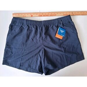 Columbia PFG Shorts Women's 1X Backcast II Water Short Fishing Navy Blue 5" NWT